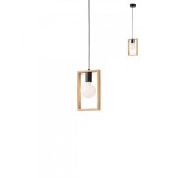 1 ágú függeszték, fekete, E27, Redo Smarterlight Timber 01-1664