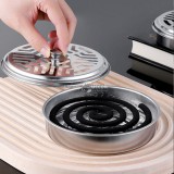 1 db rozsdamentes acél szúnyog füstölő tálca