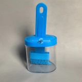 1 készlet, hordozható szilikon palackkefe magas hőmérsékletű főzéshez és grillezéshez - Könnyen tisztítható és tartós