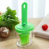 1 készlet, hordozható szilikon palackkefe magas hőmérsékletű főzéshez és grillezéshez - Könnyen tisztítható és tartós