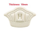 1 pár cipő sarokbetét szivacs vastag kopásgátló párna bélés női és férfi lélegző Achilles kezelésére és sarokhólyag megelőzésére, fekete