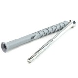 10*100mm tokrögzítő tipli süllyesztett fejű (PZ-4) csavarral