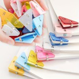 10 darab Többfunkciós Irodai Írószer-könyvcsipesz, Gördülésgátló Kapocs és Iratjegyzetcsipesz Készlet