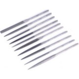10 részes tűreszelő készlet, szár hossz: 90 mm, TOOLCRAFT (821006)
