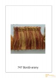 (10 szín) Függöny szegő. Zebra sörény paszomány fazon 7008-747 Bordó-arany