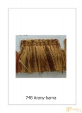 (10 szín) Függöny szegő. Zebra sörény paszomány fazon 7008-748 Arany-barna