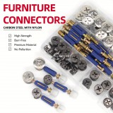 100 db-os 3 az 1-ben bútor cam záróelem készlet