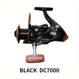 100 kg maximális vontatású pergető horgászorsó Fekete - DC3000, nagy teherbírású horgász felszerelés