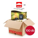 100db MAXELL X-SERIES MICRO SDHC + ADAPTER 8GB CL10 (50 MB/s olvasási sebesség) CSOMAG!