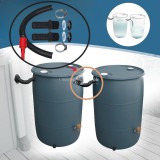 10db esővíz tartály átfolyó tömlő készlet