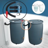 10db esővíz tartály átfolyó tömlő készlet