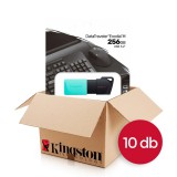 10db Kingston Exodia M Data Traveler pendrive 256GB USB 3.2 Gen1 Fekete/zöld CSOMAG!