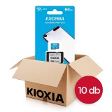 10db KIOXIA EXCERIA M203 (TOSHIBA) MICRO SDXC + ADAPTER 64GB CL10 UHS-I U1 (100 MB/s olvasási sebesség) CSOMAG!