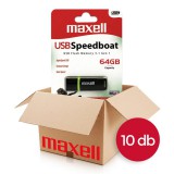 10db Maxell Speedboat 64GB Pendrive USB 3.1 CSOMAG!
