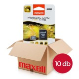 10db MAXELL X-SERIES MICRO SDXC + ADAPTER 64GB CL10 (80 MB/s olvasási sebesség) CSOMAG!