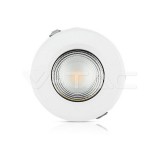 10W LED COB Mélysugárzó Kerek A++ 120 lm/W Meleg fehér