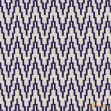 (11 szín) Kültéri textil OUT Running - Fehér alapon sötétkék absztrakt mintás - 06
