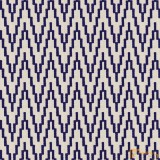 (11 szín) Kültéri textil OUT Running - Fehér alapon sötétkék absztrakt mintás - 06