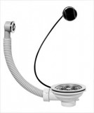 114-es leeresztő bowdenes, lemez mosogatóhoz