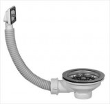 114-es leeresztő szögletes túlfolyóval