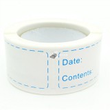 125 lapos, levehető fagyasztócímkék, konyhai élelmiszer-tároló matricák edényekhez és fedőkhöz