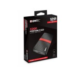 128 GB Emtec X200 SSD (2,5", USB 3.2)