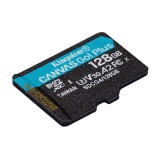 128 GB MicroSDXC Kingston Canvas Go! Plus memóriakártya (Class 10, UHS-1, U3, V30, A2)