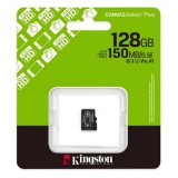 128 GB MicroSDXC Kingston Canvas Select Plus gen3 memóriakártya (Class 10, UHS-I, U1, V10, A1)