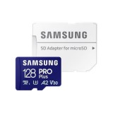 128GB microSDXC Samsung Pro Plus CL10 U3 A2 V30 + adapter (MB-MD128SA/EU)