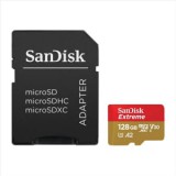 128GB microSDXC Sandisk Extreme CL10 A2 V30 + adapter (SDSQXAA-128G-GN6MA / 121586)