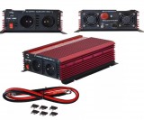 12V -ról > 2db 230V -ra + USB 3200W / 1200W FESZÜLTSÉGÁTALAKÍTÓ INVERTER AUTÓS ÁRAMÁTALAKÍTÓ 12/230V KONVERTER