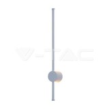 12W LED Fali lámpa, fekete színű 4000K IP65 (V-TAC)