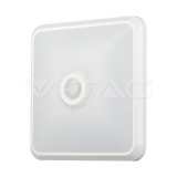 12W LED Mennyezeti lámpa,PIR szenzorral, SAMSUNG Chip 3 az 1-ben, fehér színű, négyzet alakú