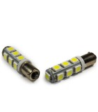 13 LED-es dióda bajonett foglalathoz 45mm fehér - Exod BA9S 13SMD W - párban