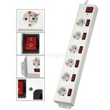 137239 6-os fehér hálózati elosztó (HAMA_137239)