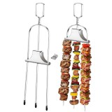 14 hüvelykes rozsdamentes acél BBQ grill nyárs