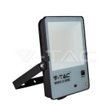 150W LED Nappali fényérzékelős reflektor SAMSUNG Chip 100 lm/W fekete színű 3000K