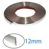 15m hosszú 12mm széles króm díszcsík KCS-A-12