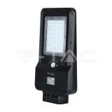 15W LED Napelemes utcai lámpa, fekete burkolat 6000K