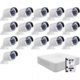 16 infrakamerás HIKVISION HDTVI