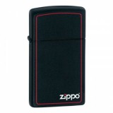 1618ZB Zippo Slim-vékony benzines öngyújtó, matt fekete