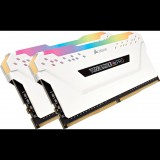 16GB 3200MHz DDR4 RAM Corsair Vengeance RGB CL16 fehér (2x8GB) (CMW16GX4M2C3200C16W) (CMW16GX4M2C3200C16W) - Memória