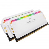 16GB 3600MHz DDR4 RAM Corsair Dominator Platinum RGB fehér CL18 (2x8GB) (CMT16GX4M2C3600C18W) (CMT16GX4M2C3600C18W) - Memória