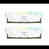 16GB 3600MHz DDR4 RAM Team Group T-Force Delta RGB White CL18 (2x8GB) (TF4D416G3600HC18JDC01) (TF4D416G3600HC18JDC01)