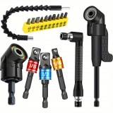 17 db Rugalmas Fúrószár Hosszabbító Készlet