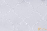 (17 szín) San Marino klasszikus mintás dekor függöny R-300 cm(101)-Fehér
