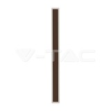 17W LED Fali lámpa, barna színű 4000K IP65 (V-TAC)