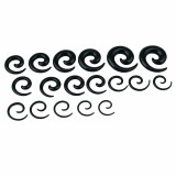 18 db-os fültágító csiga szett