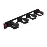 19"/1U gyűrűs aluminium kétirányú gyorspánttal rögzítés átmenő kivágásokkal (kétirányú) LCS3 vizszintes rendezők (LEGRAND_046522)