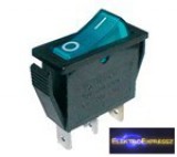 1ák.3p.2áll.Világító billenő kapcsoló.12V/20A.Kék világítással.